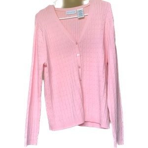 White Stag Pink cardigan